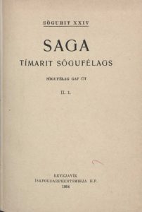 Saga: Tímarit Sögufélags 1954-1958 II