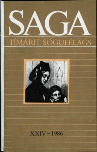 Saga: Tímarit Sögufélags 1986 XXIV